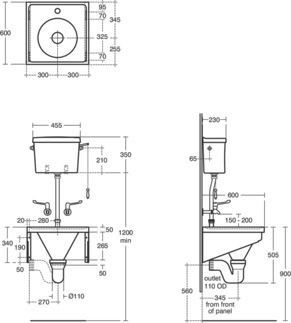 Leven Slop hopper 600x600x330 mm by Ideal Standard - view 5
