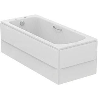 Sandringham 21 Regular bath 1595x695x540 mm, 2 tap holes, with overflow, no waste by Ideal Standard