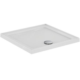 Simplicity Square shower tray 810x810x50 mm, with waste by Ideal Standard