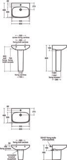 i.life A Basin 600x480x180 mm, 1 tap hole, with overflow by Ideal Standard - view 3