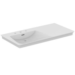 La Dolce Vita Vanity basin 1060x535x155 mm, 3 tap holes, with overflow by Ideal Standard