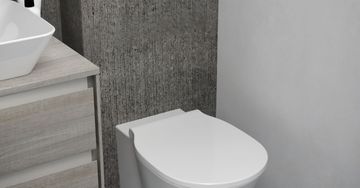 Connect Air Wall-hung bowl 365x545x350 mm, Washdown, CL2 full flush 6 L, horizontal outlet by Ideal Standard - view 2