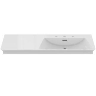 La Dolce Vita Vanity basin 1060x535x155 mm, 3 tap holes, with overflow by Ideal Standard - view 3