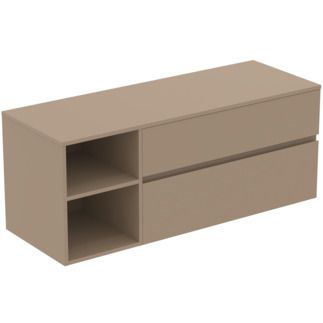 Finesse Basin unit 1402x505x558 mm, 2 drawer by Ideal Standard