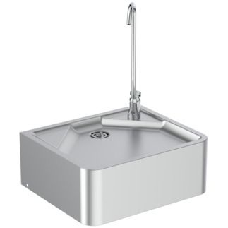 Purita Sink basin 310x265x135 mm, 1 tap hole, no waste by Ideal Standard