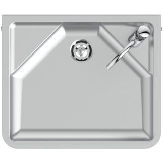 Purita Sink basin, 1 tap hole, no waste by Ideal Standard - view 4