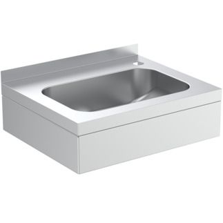 Denholm Sink basin 510x420x190 mm, 1 tap hole, with waste by Ideal Standard