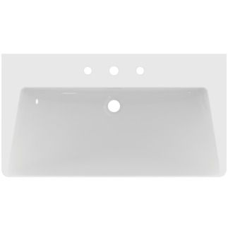 La Dolce Vita Vanity basin 860x470x145 mm, 3 tap holes, with overflow by Ideal Standard - view 5