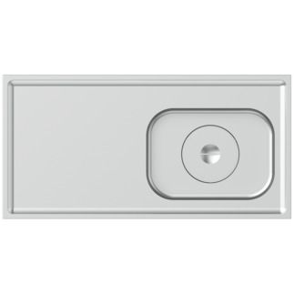 Clyde Sink basin 1200x600x340 mm, no tap hole, no waste by Ideal Standard - view 4
