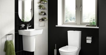 Connect Air Handrinse basin 400x350x150 mm, 1 tap hole, with overflow by Ideal Standard - view 2