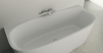 Dea Special shaped bath 1800x805x610 mm, no tap hole, with overflow, no waste by Ideal Standard - view 2
