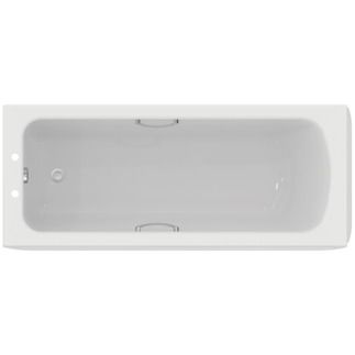 Sandringham 21 Regular bath 1690x690x540 mm, 2 tap holes, with overflow, no waste by Ideal Standard - view 3