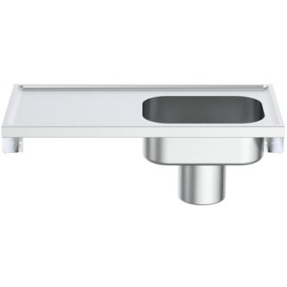 Clyde Sink basin 1200x600x340 mm, no tap hole, no waste by Ideal Standard - view 2