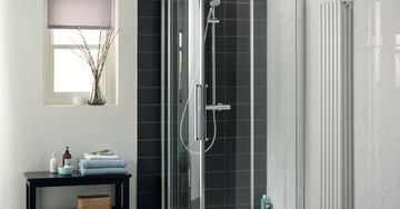 Simplicity Quadrant shower tray 910x910x40 mm, with waste by Ideal Standard - view 2