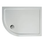 Simplicity Offset quadrant shower tray 810x1210x40 mm, with waste by Ideal Standard - view 6