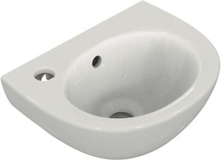 Sandringham 21 Handrinse basin 350x260x160 mm, 1 tap hole, with overflow by Ideal Standard