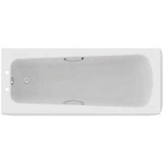 Sandringham 21 Regular bath 1690x690x540 mm, 2 tap holes, with overflow, no waste by Ideal Standard - view 3