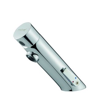 45 series electronic basin mixer with infrared sensor. 230V mains supply by IDRAL