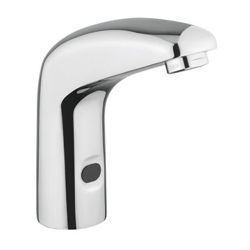 ONE series electronic basin tap with infrared sensor. 230V mains supply by IDRAL