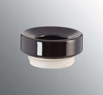 Black ring in porcelain for Light On IP23 6053, 6056 and 6058 by Ifö Electric