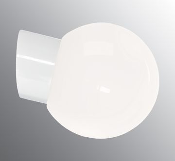 Classic Globe 180 - Shiny opal glass by Ifö Electric