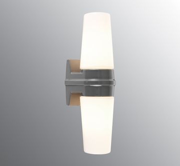 Bernadotte Double IP20 - Shiny opal glass, Grey by Ifö Electric