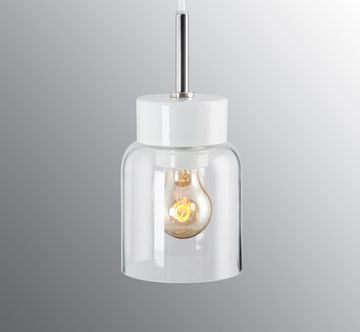 Smycka Tova pendant white/white - Clear glass by Ifö Electric
