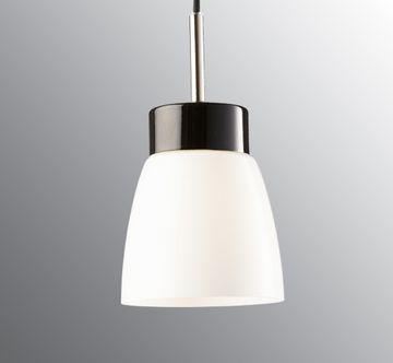 Smycka Klara pendant black/black - Shiny opal glass, Black by Ifö Electric
