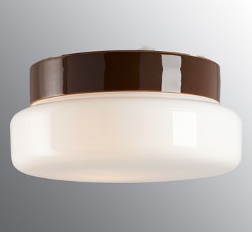 Classic Sauna - Shiny opal glass, Brown by Ifö Electric