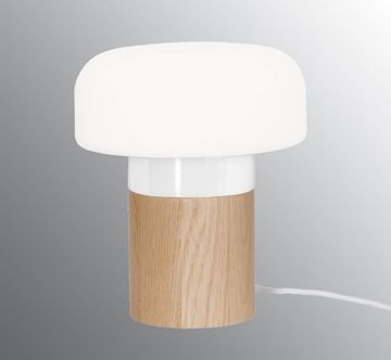 Solenne Sideboard 250/300 with matt lacquered oak and white porcelain - Matt opalglas by Ifö Electric