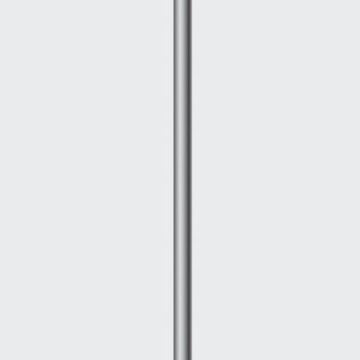 Cylindrical pole - buried / with plate by iGuzzini