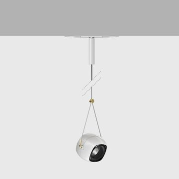 Newfo pendant for Superrail track Ø88 mm by iGuzzini