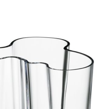 Alvar Aalto Collection vase 120mm clear by Iittala - view 3