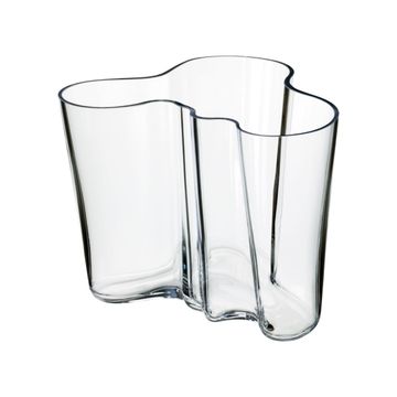 Alvar Aalto Collection vase 160mm clear by Iittala - view 2