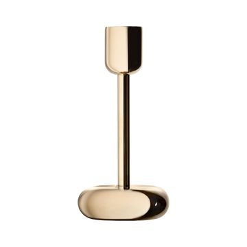 Nappula candleholder 183mm brass by Iittala