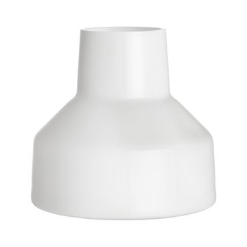 Solare vase low 220x200mm white by Iittala