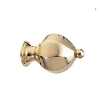Brera Orto Botanico - brass curtain rod finials by Il Bronzetto