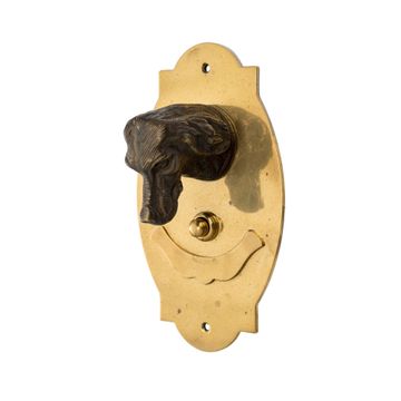 Fauna Dog - brass doorbell by Il Bronzetto