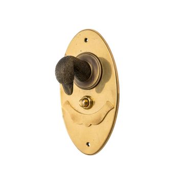 Fauna Duck - brass doorbell by Il Bronzetto