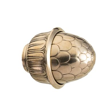 Flora Hive - brass curtain rod finials by Il Bronzetto