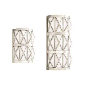 Geometria Origami three tier wall light by Il Bronzetto