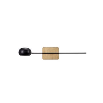 Blossom black tulip - wall light by Il Bronzetto