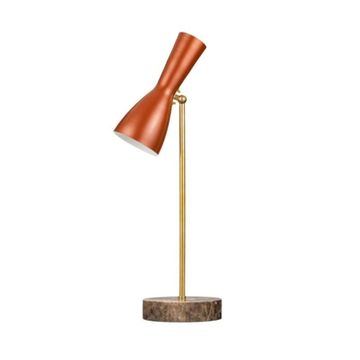 Wormhole - orange table lamp by Il Bronzetto