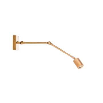 Urban Dot spotlight with jointed arm by Il Bronzetto