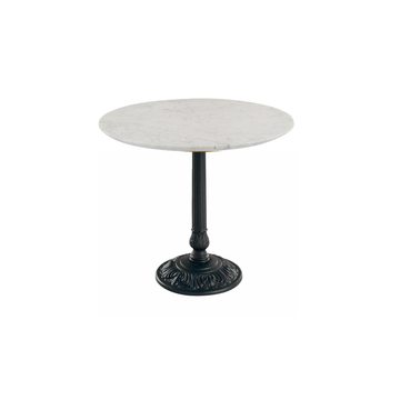 Eden Montmartre bistrot table with marble table top by Il Bronzetto