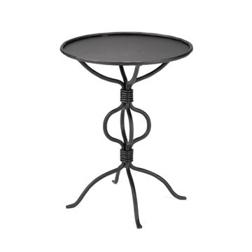 Eden Antibes iron outdoor side table by Il Bronzetto