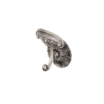 Opèra decorated brass hook by Il Bronzetto