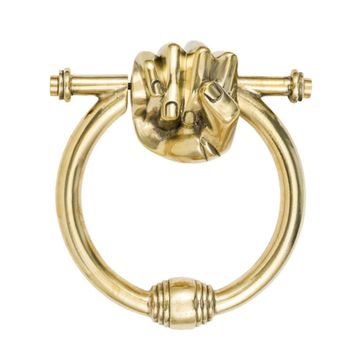 Frankenstein Nocturne – brass door knocker by Il Bronzetto