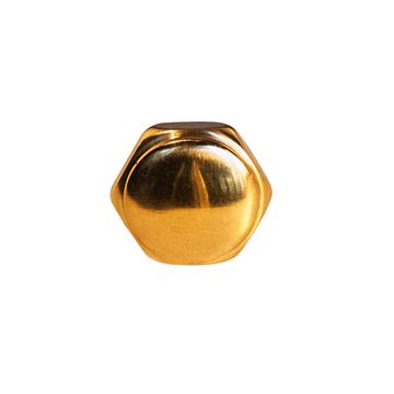 Geometria Mitte - brass knob by Il Bronzetto