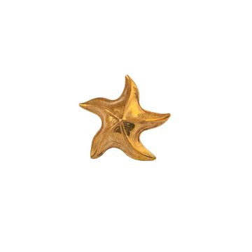 Oceano Lipari - starfish brass knob by Il Bronzetto